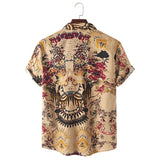 Men Hawaii Shirts Summer Fashion Short Sleeve Men's Shirt
