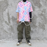 Man Fall Outfits Cargo Pants Large Pocket Overalls Men and Women Couple Models BF Style Loose Casual Trousers