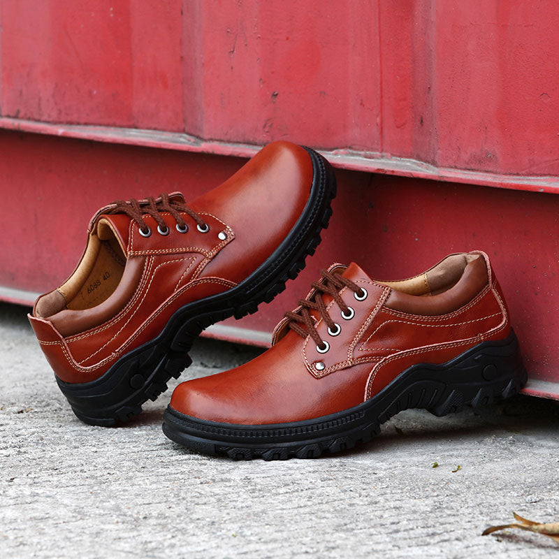 Men's Boots Men's Casual Leather Shoes Autumn and Winter Sneakers