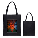 Stranger Things Hellfire Club Handbag Stranger Things 4 Canvas Bag Student Book Bag Shopping Bag Large Capacity Crossbody