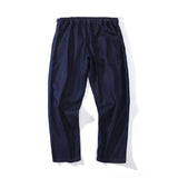 Mens Fall Outfits Blue Straight Loose Jeans Men's Business Shirt Casual Trousers Autumn