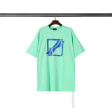 We11 Done T Shirts Well Done Printed Loose All-Match Reflective T-shirt