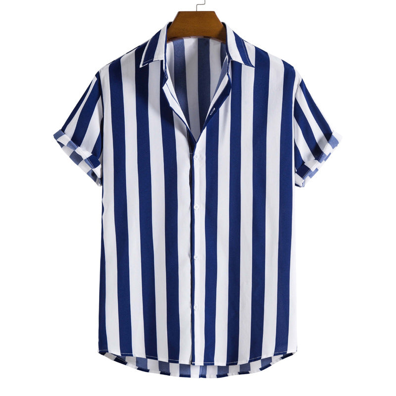Men Hawaii Shirts Men's Summer Fashion Simple