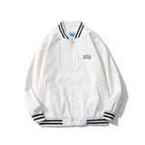 Baby Blue Varsity Jacket Spring Baseball Uniform Trendy Men