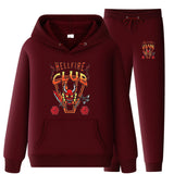 Stranger Things Hellfire Club Hoodie Sweater Suit