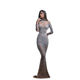 Olivia Wilde Dress Bronzing Long Sleeve Slim Sexy Dress Evening Dress