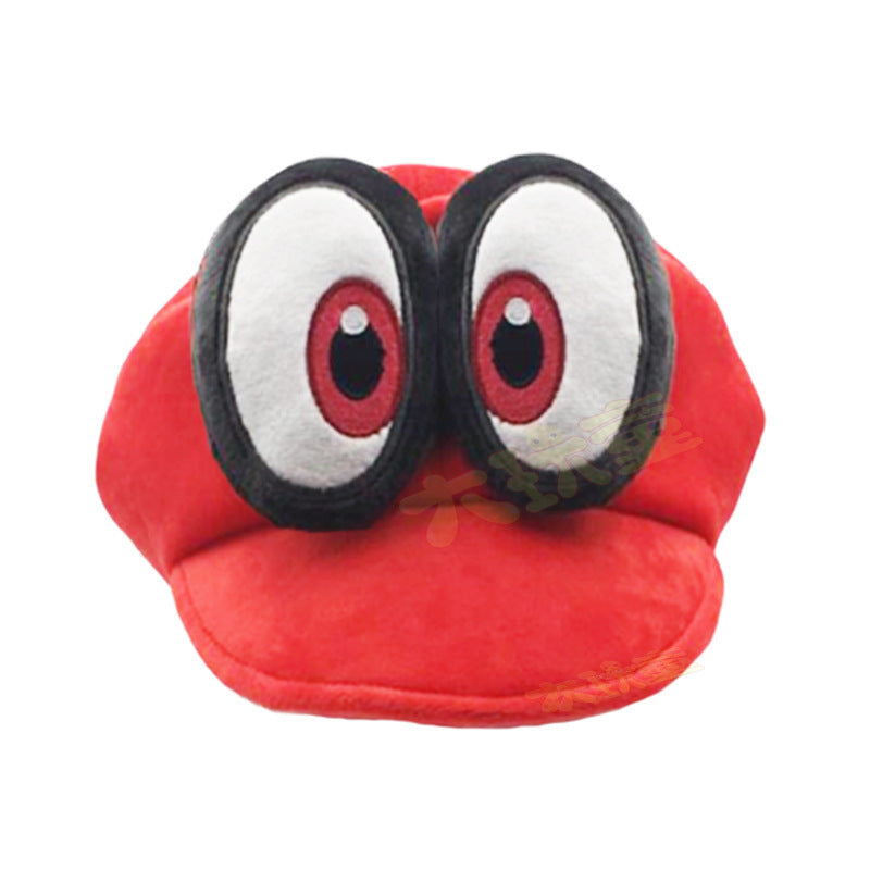 Mario Hat Red and Green Hat Party Performance Hat