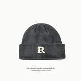 Toboggan Hat Knitted Hat Men's and Women's Wool Hats Autumn and Winter Warm Beanie Hat