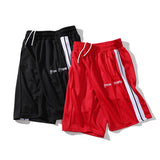 Palm Angels Shorts Striped Men's and Women's Sports Casual Shorts Loose Knee Length Pants