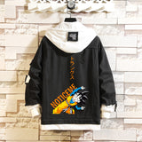 Comic Denim Jacket Autumn and Winter Casual Loose Jacket Clothes