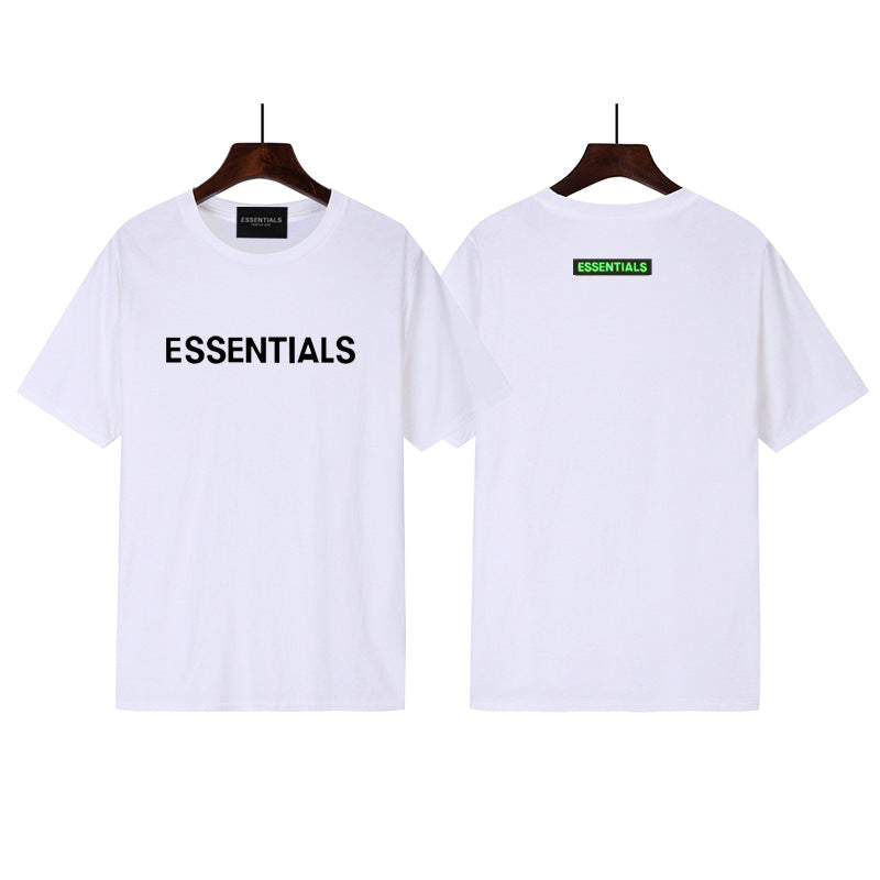 Men Fog Fear of God Essentials Short Sleeve Chest Logo Hot Stamping