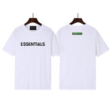 Men Fog Fear of God Essentials Short Sleeve Chest Logo Hot Stamping
