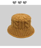 Toboggan Hat Women's Autumn and Winter Knitted Hat Warm Basin Hat