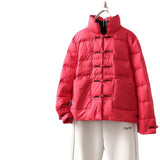 Women Winter Coat Puffer Jacket Down Coat Winter Stand Collar Lightweight White Duck Down Jacket Coat for Women