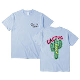 Travis Scott Astroworld Shirt Cactus Short-Sleeved T-shirt for Men