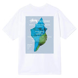Stussy Shir round Neck Short Sleeve T-shirt Baby Boy and Girl Summer