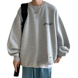 Men Sweatshirts Autumn Sweater Men's Loose White Coat