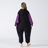 Hoodies Blankets Polar Fleece Cartoon Animal One-Piece Pajamas Couple Pajamas