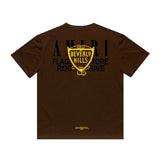Amiri T Shirt Printed Casual Hip Hop High Street round Neck Short Sleeve T-shirt