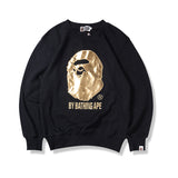 WGM Closing round Neck Long-Sleeved Sweater Autumn and Winter Terry Top for Men