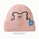 Toboggan Hat Woolen Cap Women's Autumn and Winter Knitted Hat All-Matching