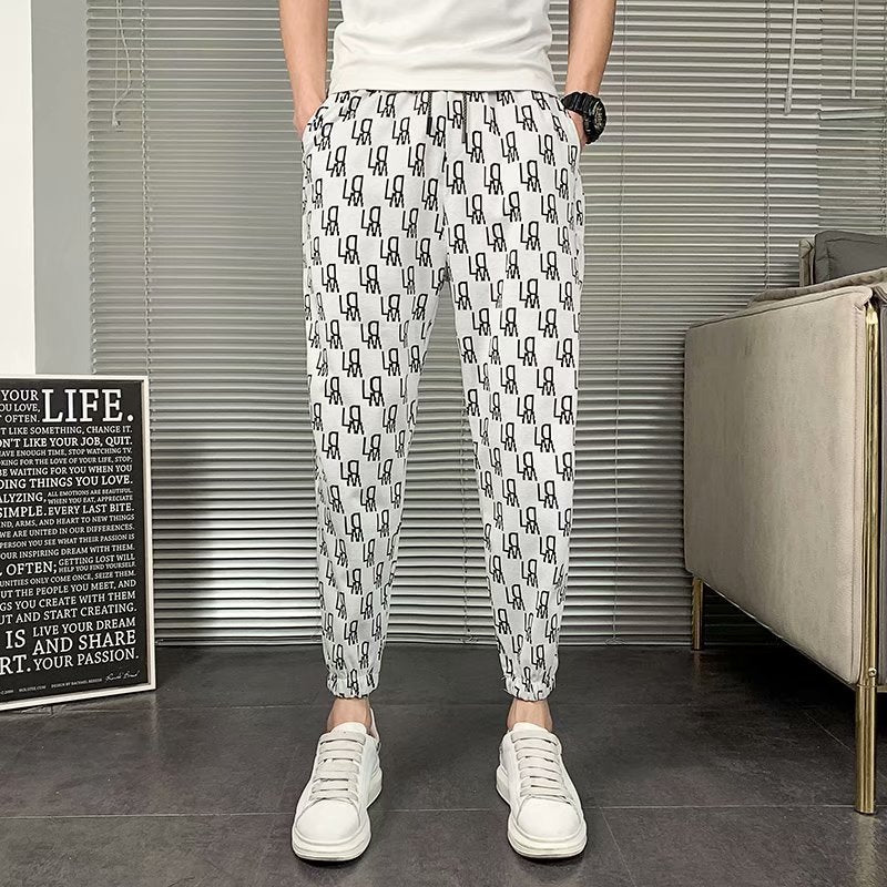 Men Pants Men's Summer Loose Casual Pants