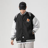 The Bears Varsity Jacket Male and Female Couples Wear Autumn Bear Handsome Sports Jacket Men's Baseball Uniform