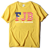 Let's Go Brandon T Shirt Top Women's Letter Print Short-Sleeve T-shirt Women