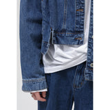 Paisley Denim Jacket Men's Spring Short Jeans Jacket Men