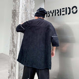 Baggy Baseball Jersey Summer Embroidered Short Sleeve Baseball Uniform Loose Casual Shirt