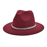 Mens Kentucky Derby Hats Spring and Autumn Men's Outdoor Fedora Hat Panama Felt Hat