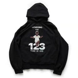 Rrr123 Hoodie Little Angel Pattern Hooded Sweater Loose