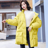 Women Winter Coats Puffer Jacket Down Coat Winter Wear Loose Fashion Thicken White Duck Down Coat