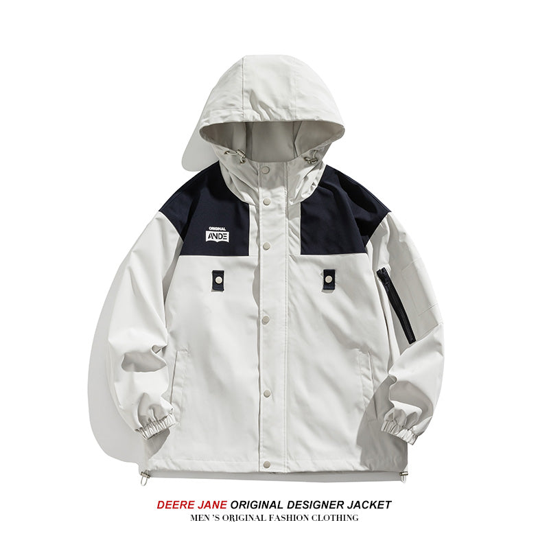 Men Jacket Spring Coat Men Loose Versatile Casual Jacket