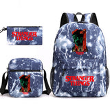 Stranger Things Hellfire Club Backpack Stranger Things Backpack Three-Piece Set