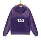 Rrr123 Hoodie Gradient Vintage Loose Hooded Sweater