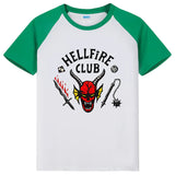 Stranger Things Hellfire Club T Shirt Men's and Women's Casual Short-Sleeved T-shirt
