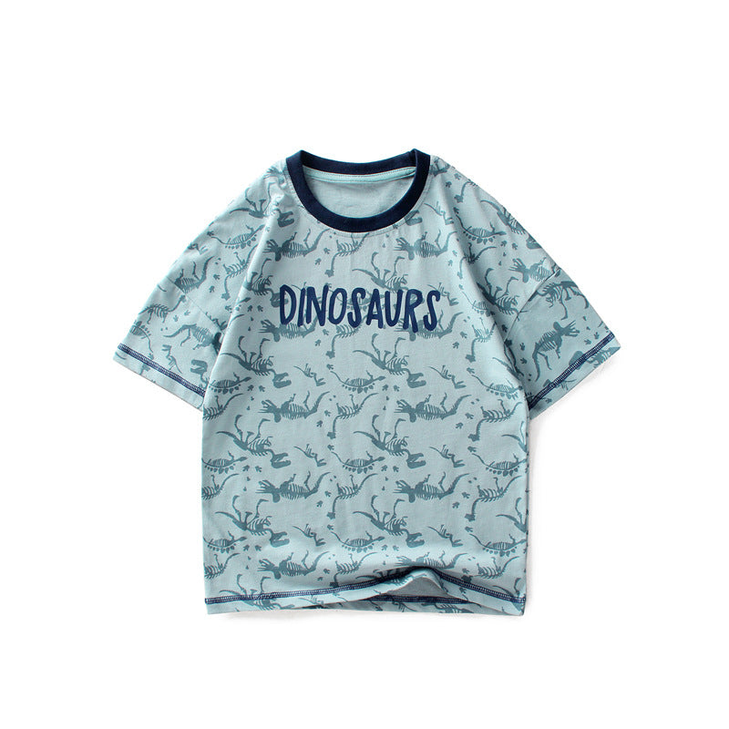 Children T Shrits Summer Boy's Short-Sleeved T-shirt