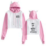 Travis Scott Astroworld Hoodie Autumn and Winter Navel Hooded Color Contrast Sweater