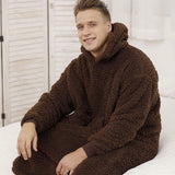 Hoodies Blankets Large Pocket Hoodie Lambswool Sherpa Blanket