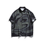 Men T-Shirt Summer Printed Shirt Casual Youth Short Sleeve Men