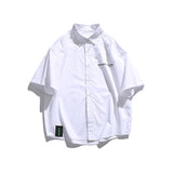 Men T Shitrs Summer Men's Letter Print Short-Sleeve Shirt Top