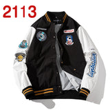NASA Varsity Jacket Loose Jacket Embroidered Baseball Uniform Spring and Autumn Coat