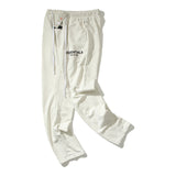 Kanye West Sunday Service Pant Fog Double Line Straight Loose Flocked Printed