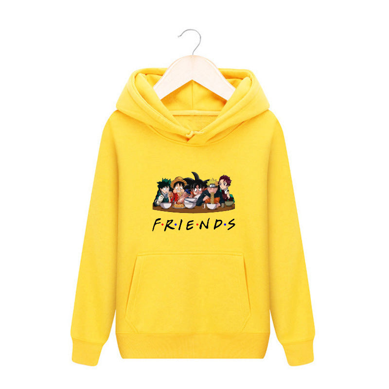 Friends Joey Hoodie Printed Casual Hooded Sweater