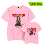 Hellfire Club Shirt Stranger Things Summer Print Pattern Casual round Neck Short Sleeves