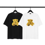 We11 Done T Shirts Embroidered Bear Pattern Loose Men and Women Same Style