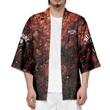 Hellfire Club Shirt Hellfire Club Kimono Casual Fashion