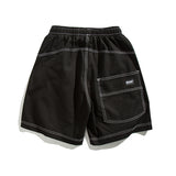 Men Shorts Summer Solid Color Overalls Loose Straight Shorts Men