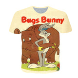 Bugs Bunny Shirt Spring And Summer New Men'S Short Sleeve Printing